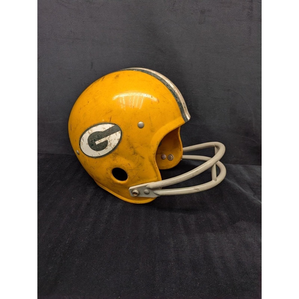 VTG Rawlings 70's Green Bay Packers (Youth) NFL Football Helmet HNFL-N (Large)